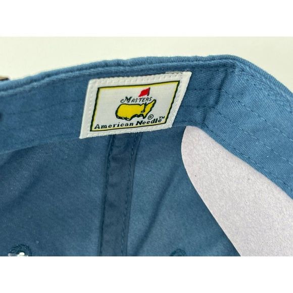 Augusta National Golf Club Masters Hat Blue New Rare One Size Adjustable 2022 - Picture 9 of 11